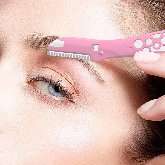 Kai Eyebrow Razor for Women | Precision Stainless Steel Blade | Safe, Accurate Eyebrow | Shaping & Facial Hair Removal | Ergonomic Handle for Easy | Comfortable Use.