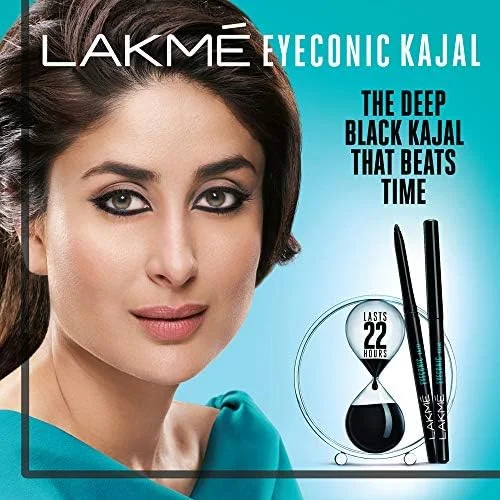 Lakme 9 to 5 Eyeconic Kajal, Forest Green Matte Finish | Waterproof & Smudge-Proof | 24H Long-Lasting | Smooth Glide Formula for Bold Everyday Eye Looks