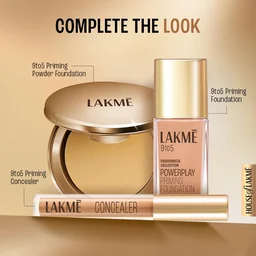 Lakme 9 to 5 Primer + Matte Powder Foundation Compact 9g, Ivory Cream | Covers Blemishes & Lightweight | Long Lasting, Smooth Finish & Oil Control