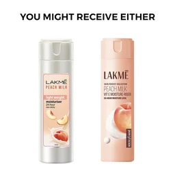 Lakme Peach Milk Moisturizer Body Lotion - 200ml | Soft & Radiant Skin