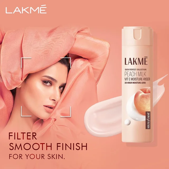 Lakme Peach Milk Moisturizer Body Lotion - 200ml | Soft & Radiant Skin