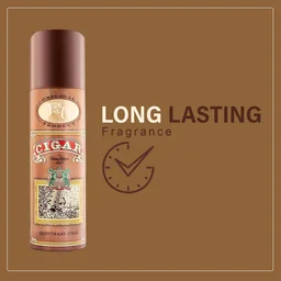 Lomani Paris Cigar Body Spray 200ml for Men | Refreshing Fragrance | Long-Lasting Scent | Men's Deodorant Spray for Everyday Grooming | Fresh Body Spray for Daily Use