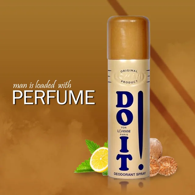 Lomani Paris Deodorant Citrus Spray for Men, 200ml | Refreshing Citrus Fragrance | Daily Wear Body Spray | Fresh Scent for Office, Gym, Travel, Parties & Everyday Grooming
