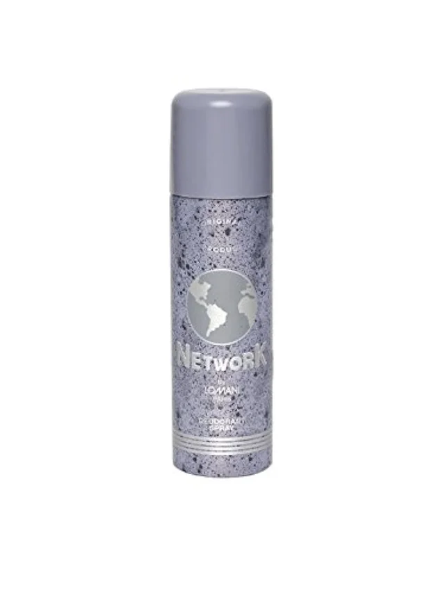 Lomani Paris Network Deodorant Body Spray 200ml for Men | Refreshing Fragrance | Everyday Body Spray | Long-Lasting Fresh Scent | Easy Spray Application | Men's Grooming