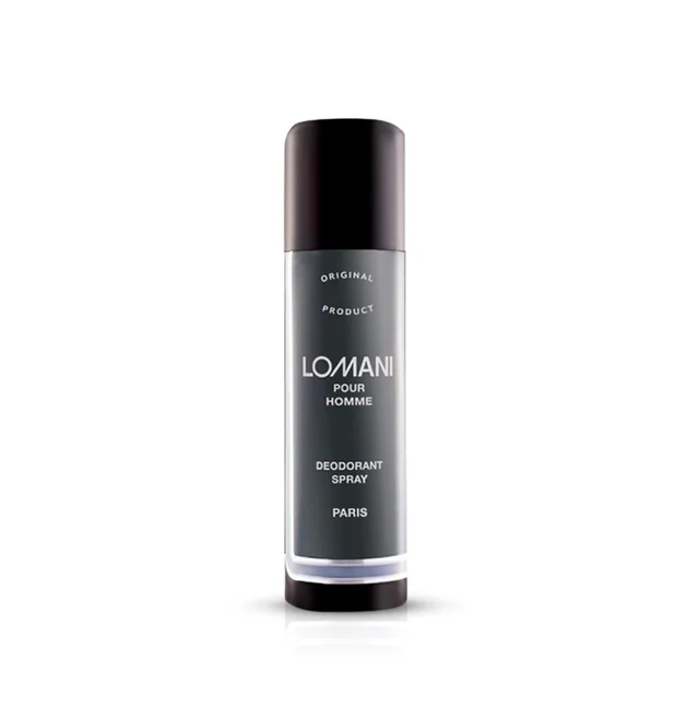 Lomani Paris Pour Homme Deodorant Spray 200ml with Ayur Soap for Men | Long-Lasting Fresh Fragrance | Everyday Body Spray | Refreshing Scent for Men | Grooming Essential