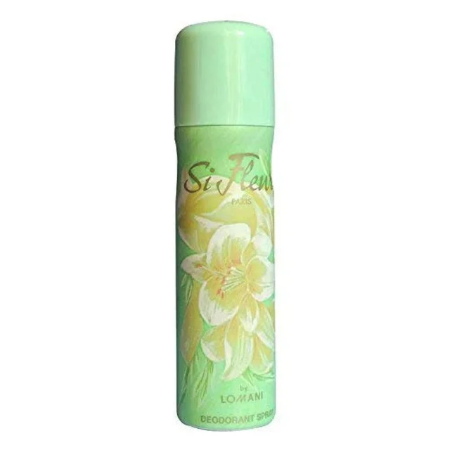 Lomani Paris Si Fleuri Deo Deodorant Spray for Unisex, 150ml | Fresh Floral Fragrance for Men & Women | Daily Wear Body Spray for Office, Travel, Gym & Outings