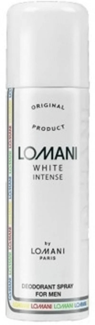 Lomani Paris White Intense Deodorant Body Spray 200ml | Refreshing Fragrance for Men | Daily Wear Body Spray for Office, Gym, Travel & Everyday Use