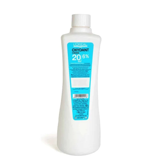 Loreal Professionnel Loreal Developer 20 Vol 6% Oxydant Creme (500 ml) Achieve Perfect Hair Color Results with Superior Gray Coverage | Even Application, and Long-Lasting Shine (Note:By Including Additional Weight charge of Product is 49/-)