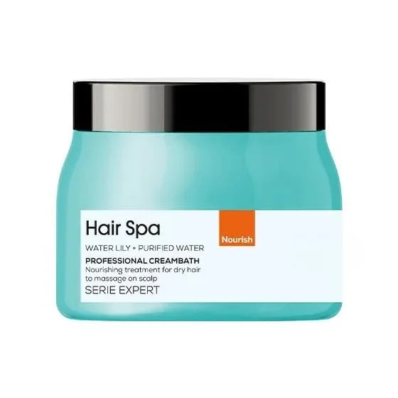 Loreal Professionnel Loreal Professional Hair Spa Deep Nourishing- 490g | Enriched Water Lily & Purified Water | Hydrating Hair Mask | Frizz-Free Hair | Deep Repair for Dry Hair | Soft and Shiny Hair | Salon-Like Treatment at Home (Note:By Including Additional Weight charge of Product is 99/-)