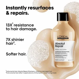 Loreal Professionnel Absolut Repair Shampoo 1500ml | For Damaged & Weakened Hair (Additional ₹49 charged due to excess shipment weight)