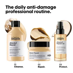 Loreal Professionnel Absolut Repair Shampoo 300ml | For Damaged & Weakened Hair