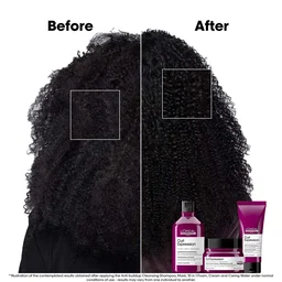 Loreal Professionnel Curl Expression Intense Moisturizing Cleansing Shampoo 300ml For Curly & Coily Hair With Glycerin, Urea H & Hibiscus Seed Extract - Deep Hydration