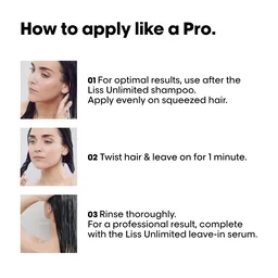 Loreal Professionnel Liss Unlimited Masque 250ml | For Unruly Hair