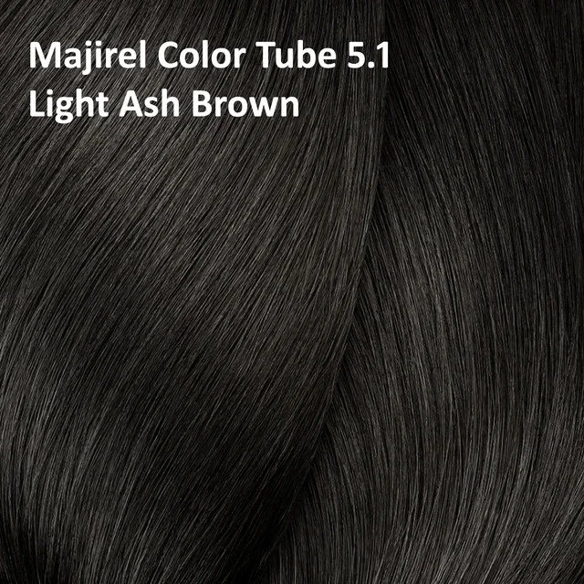 Loreal Professionnel Loreal Majirel Hair Color 5.1 Light Ash Brown 60ml | Cool Ash Brown Hair Colour | Grey Coverage - 60ml