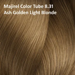 Loreal Professionnel Loreal Majirel Hair Color 8.31 Ash Golden Light Blonde 60ml | Soft Blonde Hair Dye | Salon Shine - 60ml