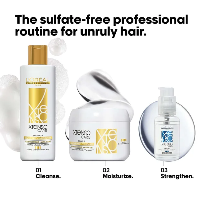 Loreal Professionnel Xtenso Sulphate Free Shampoo 250ml | For Straightened Hair