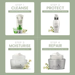 Lotus Herbals White Glow Skin Night Cream 60g | Whitening & Brightening Nourishing | Deep Hydration, Even Skin Tone & Radiant Glow While You Sleep