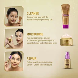 Lotus Herbals YouthRx Anti-Aging Transforming Cream, 50g | SPF 25, PA+++ | Reduces Fine Lines & Wrinkles | Provides Sun Protection & Revitalizes Skin for Youthful Glow