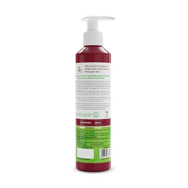 Mamaearth Onion Conditioner 250ml | with Coconut Oil | Paraben & SLS Free | Leaving Hair Soft & Manageable | Anti-Frizz Hair | Chemical-Free | Hydrating Conditioner | Reduces Hair Fall | for All Hair Types
