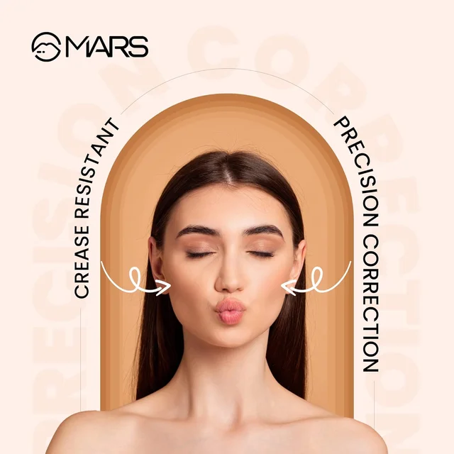 Mars Cover Rangers Creamy Matte Concealer 24g Multicolor Shade 01| Corrector & Concealer Palette | Lightweight, Easy Blend, Full Coverage Face Makeup Concealer