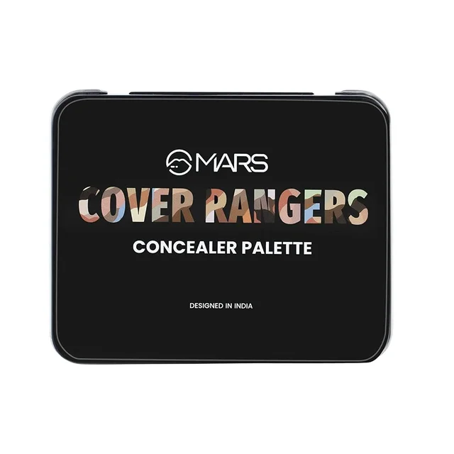 Mars Cover Rangers Creamy Matte Concealer 24g Multicolor Shade 03| Corrector & Concealer Palette | Lightweight, Easy Blend, Full Coverage Face Makeup Concealer