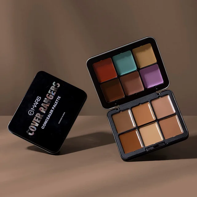 Mars Cover Rangers Creamy Matte Concealer & Corrector Palette 01 Multicolor, 24 gm | Easy-to-Blend | Lightweight Concealer for Face Makeup