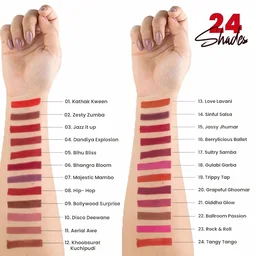 Mars MARS Creamy Matte Long-Lasting Lipstick for Women 3.2g (Shade 16-Berrylicious Ballet)| Smooth & Lightweight | Single Swipe Application
