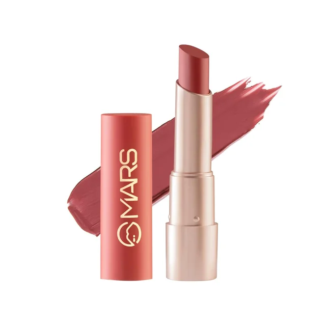 Mars MARS Creamy Matte Long-Lasting Lipstick 08-Hip-Hop)| Smooth & Lightweight | Single Swipe Application
