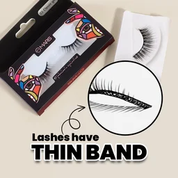 Mars Fabulash False Eyelashes 12 Party Ready| Lightweight | Synthetic Lashes | Easy Fit |All Eye Shapes
