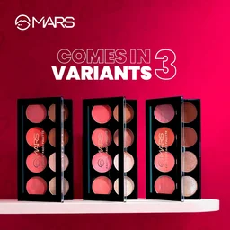 Mars MARS Fantasy Face Palette with Blushes, Highlighters and Bronzer 20g (Shade-01) | Highly Pigmented | Long Lasting | Complete Face Makeup Kit