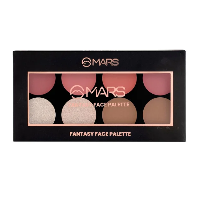 Mars MARS Fantasy Face Palette with Blushes, Highlighters and Bronzer 20g (Shade-01) | Highly Pigmented | Long Lasting | Complete Face Makeup Kit