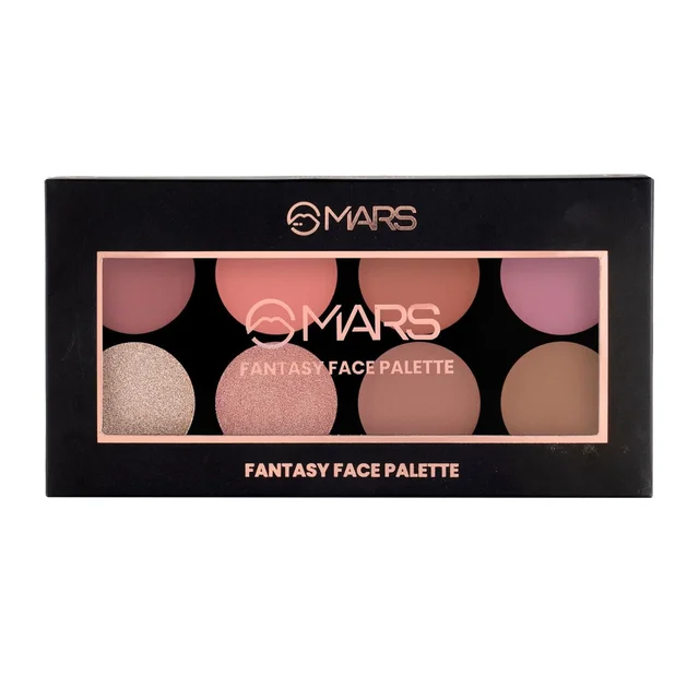 Mars MARS Fantasy Face Palette with Blushes, Highlighters and Bronzer 20g (Shade-03) | Highly Pigmented | Long Lasting | Complete Face Makeup Kit