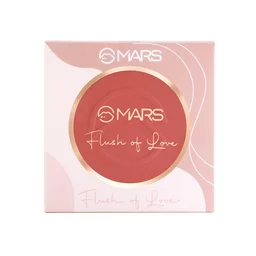 Mars Flush of Love Face Blusher 8g, Shade10 | Highly Pigmented | Easy to Blend | Lightweight Matte Finish | Natural & Long-Lasting Cheek Color