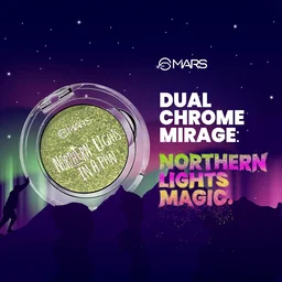 Mars Northern Lights Eyeshadow 02 Norwegian Nights (0.5g) | Dual-Tone Shimmer, High Pigmentation, Easy to Blend