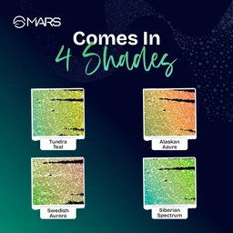 Mars MARS Northern Lights In A Pencil Retractable Eyeliner (03-TUNDRA TEAL) 0.35gm | Waterproof & Smudge-Resistant | Long-Lasting & Duo-Chrome Eye Pencil for Bold Looks