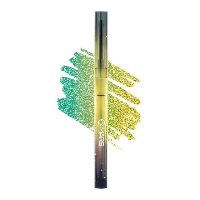 Mars MARS Northern Lights In A Pencil Retractable Eyeliner (03-TUNDRA TEAL) 0.35gm | Waterproof & Smudge-Resistant | Long-Lasting & Duo-Chrome Eye Pencil for Bold Looks
