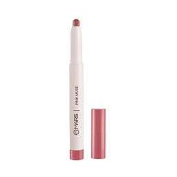 Mars Poppins Long-Lasting Lip Crayon 24-PINK MUSE (1.3g) | Matte Finish | Smudge-Proof & Kiss-Proof Lipstick for Women