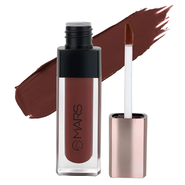 Mars Popstar Matte Liquid Mousse Lipstick 03-Chorus Girl (6ml) | Lightweight | Non-Sticky | Transfer-Proof & Waterproof | Long-Lasting upto 12-Hour