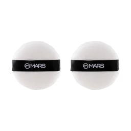 Mars Powder Puff with Strap | Perfect for Loose & Pressed Powder | Flawless Application & Gentle on Skin