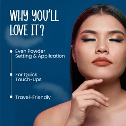 Mars Powder Puff with Strap | Perfect for Loose & Pressed Powder | Flawless Application & Gentle on Skin