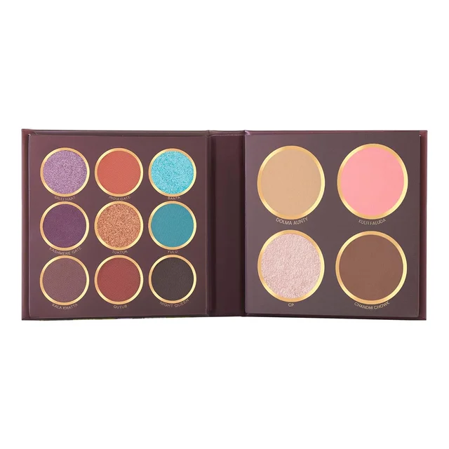 Mars The City Paradise Makeup Kit 02 Delhi (16g) | 9 Eyeshadows | Highlighter | Blusher | Bronzer & Compact Powder | Highly Pigmented & Blendable