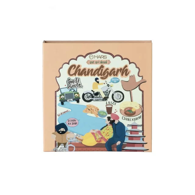 Mars The City Paradise Makeup Kit 03 Chandigarh (16g) | 9 Eyeshadows | Highlighter | Blusher | Bronzer & Compact Powder | Highly Pigmented & Blendable