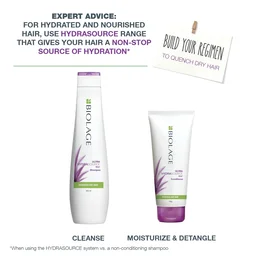 Matrix Biolage Hydrasource Shampoo 400ml | Hydrating & Moisturizing Formula for Dry Hair | Soft, Nourished & Healthy Hair - 1