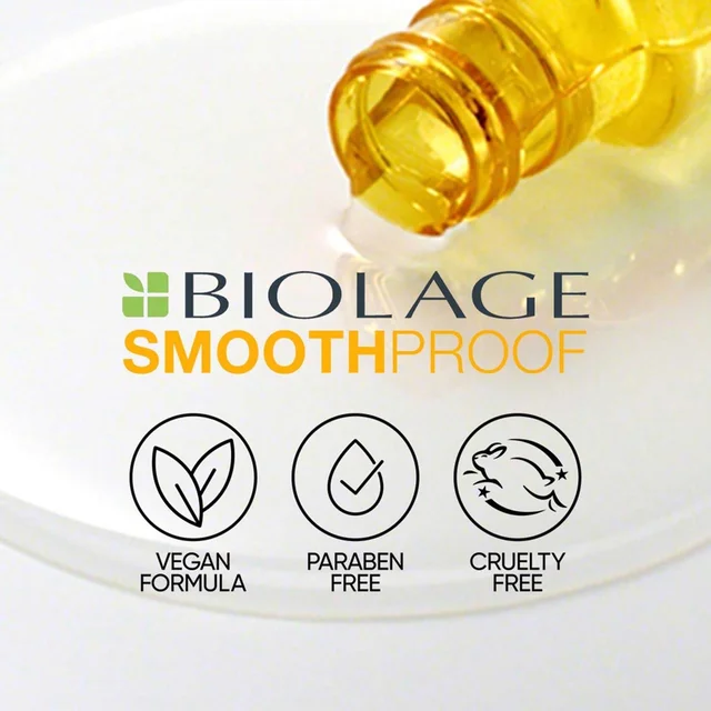 Biolage Smoothproof Smoothing Shampoo 1000ml | Professional Anti-Frizz Shampoo | Humidity Protection, Frizz Control & Smooth Manageable Hair