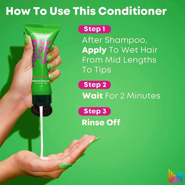 Matrix Food For Soft Detangling Hydrating Conditioner 100ml for Dry & Dehydrated Hair | 5X More Hydration | 3 Days of Softness | Hyaluronic Acid & Avocado Oil