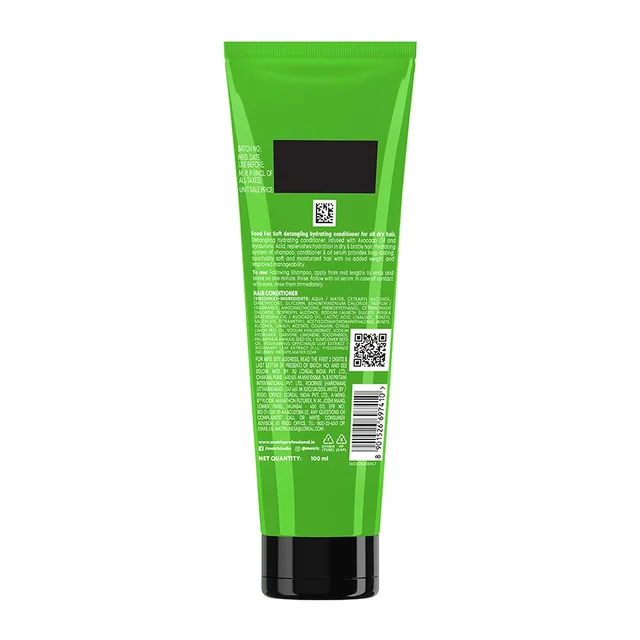 Matrix Food For Soft Detangling Hydrating Conditioner 100ml for Dry & Dehydrated Hair | 5X More Hydration | 3 Days of Softness | Hyaluronic Acid & Avocado Oil