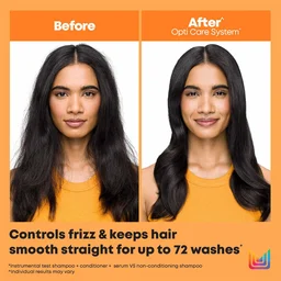 Matrix Opti Care Smooth Straight Shampoo 350ml | Shea Butter | Ultra Smooth & Frizz-Free Hair | Deep Nourishment & Shine