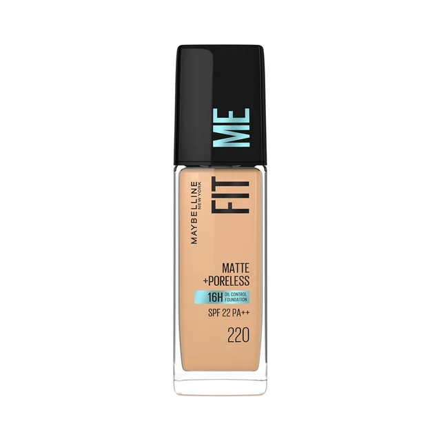 Maybelline New York Maybelline Fit Me Matte + Poreless Liquid Foundation 30ml 118 Light Beige with SPF 22 PA++ | Lightweight Daily Wear, Pore-Minimizing, Natural Matte Finish | Perfect for Indian Skin