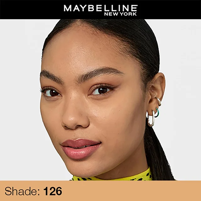 Maybelline New York Maybelline Fit Me Matte + Poreless Liquid Foundation 30ml 126 Light pecan SPF 22 PA++ | Lightweight Daily Wear, Pore-Minimizing, Natural Matte Finish | Perfect for Indian Skin