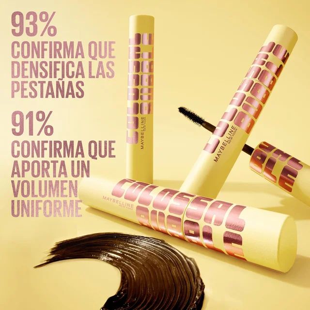Maybelline New York Colossal Bubble Waterproof Mascara 8.75ml | Volumizing, Buildable & Lightweight Formula | Long-Lasting, Smudge-Free, Curl-Defining Lash Look